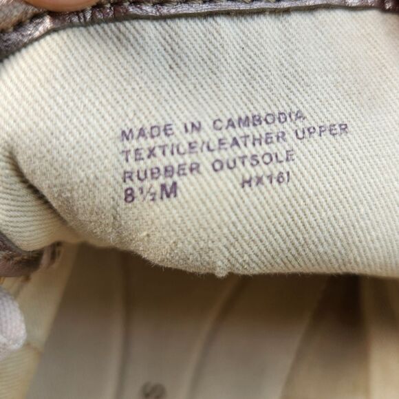 Michael Kors Women's City Signature Sneakers Tan Brown MK Print Lace Up Size 8.5 - Picture 11 of 12